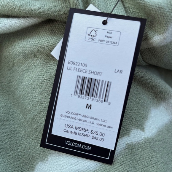 NEW VOLCOM - Lived In Lounge Shorts - Picture 6 of 7